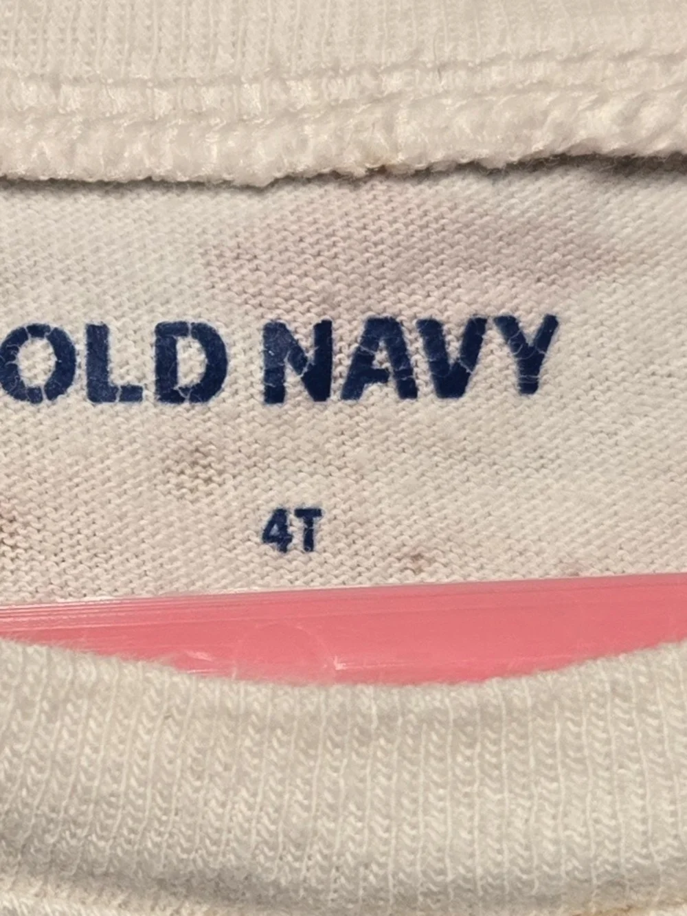 Old Navy White Dress-Style Pajamas with Pink Ballerinas and Gold Stars